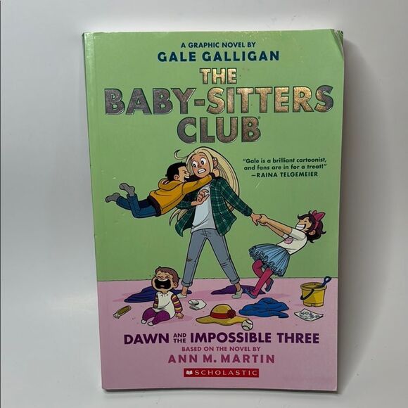 Scholastic The Baby-Sitters Club Dawn and the Impossible Three Graphic Novel - Picture 1 of 8